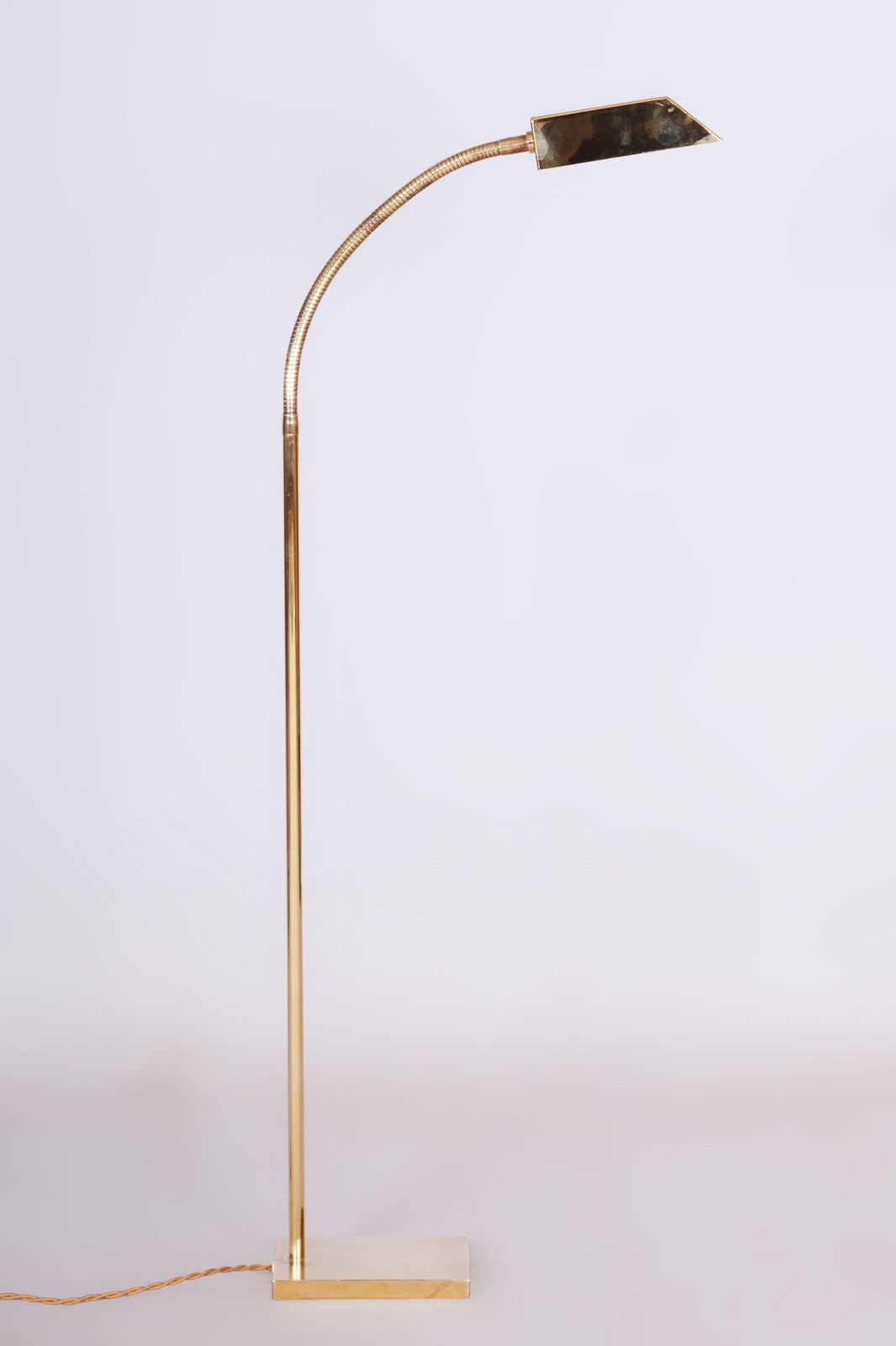 photo furniture Original Mid Century Floor Lamp, Brass, Elecrical Revision, Germany, 1970s