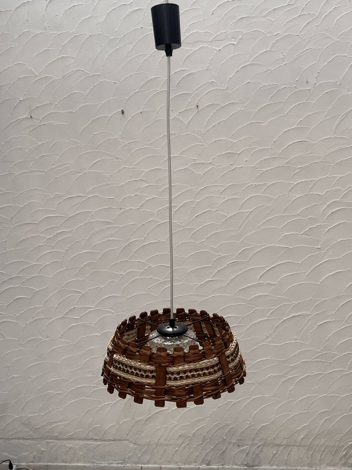 Wooden And Wicker Hanging Decoration photo furniture