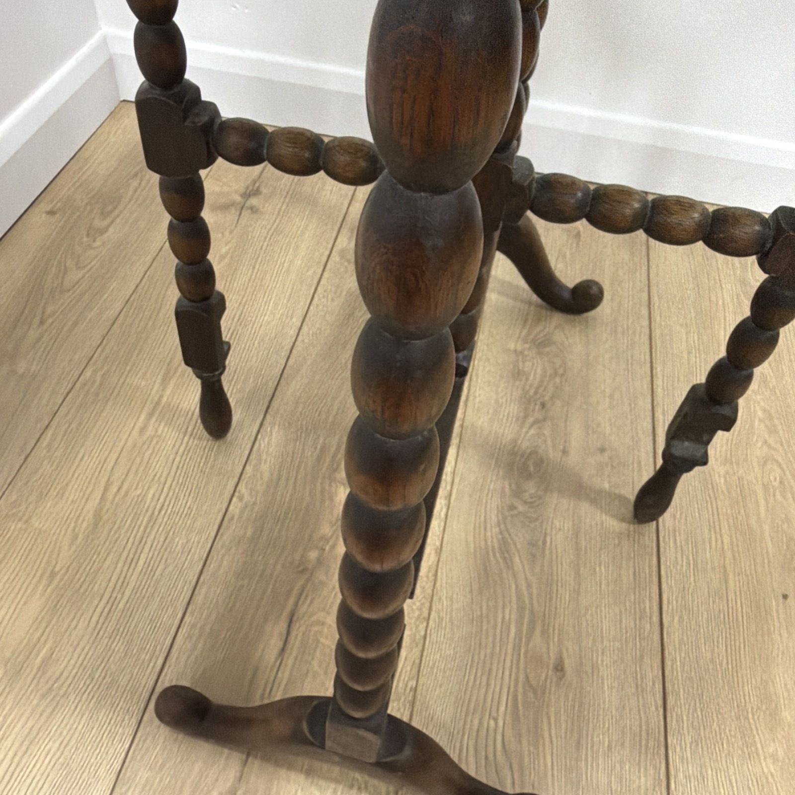 photo furniture 19th Century Bobbin Legged Tilt Top Table