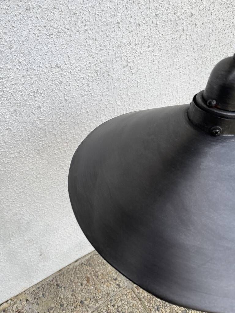 Verlichting Industriële Metalen Hanglamp Met Spiegel photo