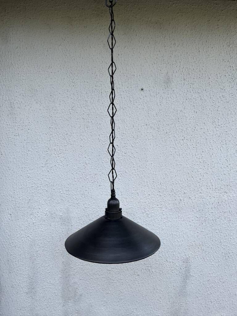 photo buy Industriële Metalen Hanglamp Met Spiegel