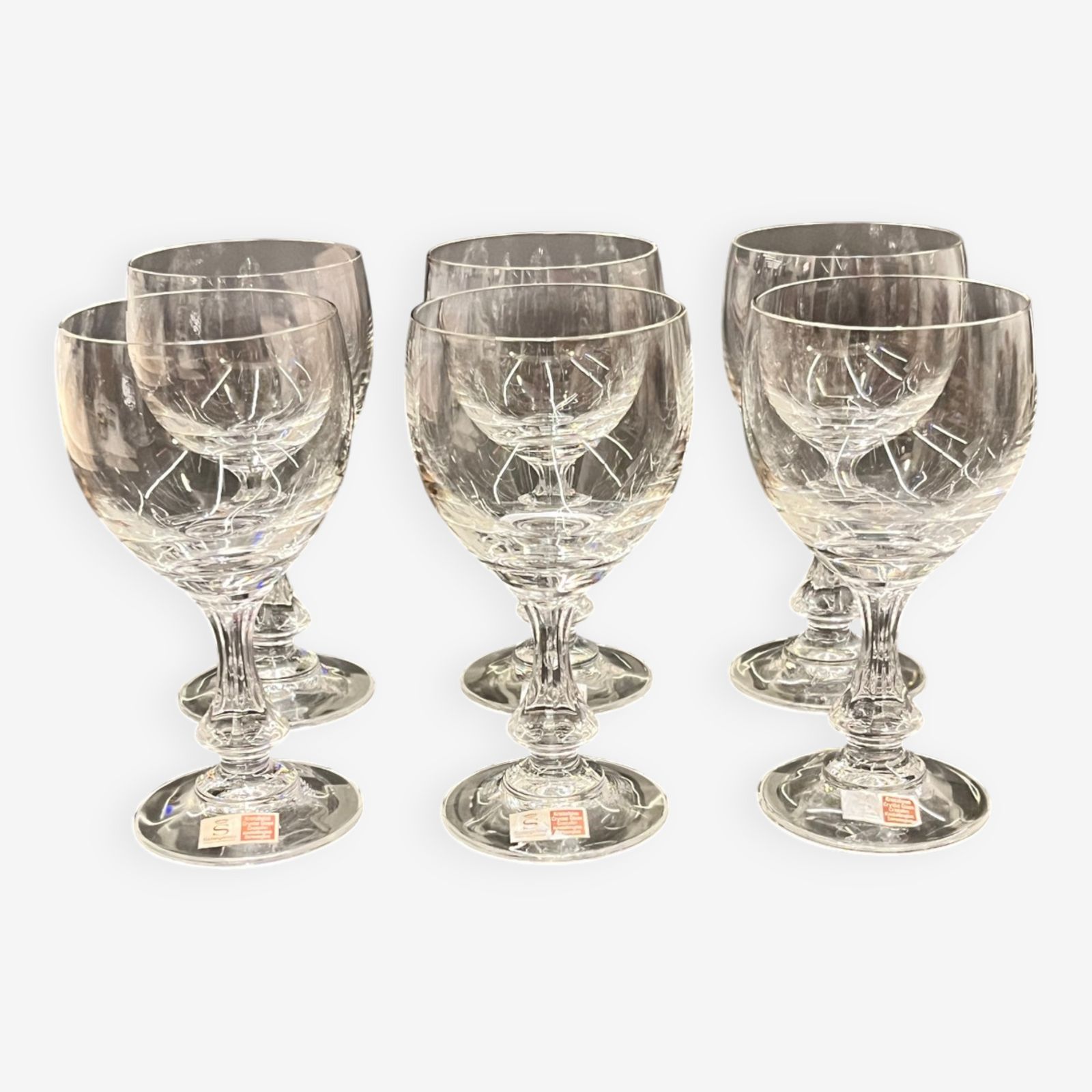 Set Van 6 Speigelau Kristallen Glazen