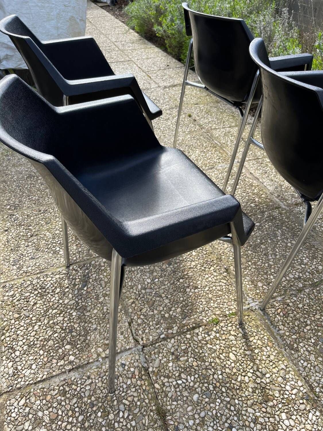 Set Of 4 "Golf" Armchairs, 1970s photo vintage