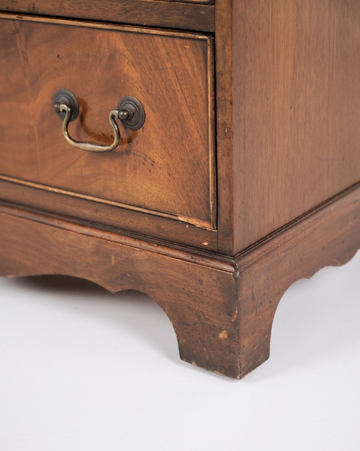 photo for sale Secretary With Desk And Display Case In Mahogany, English Style, 1890