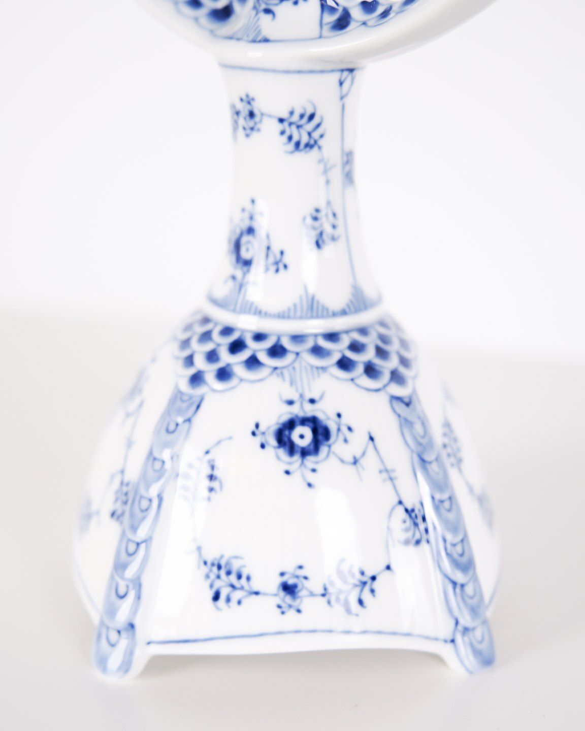 Two Armed Candlestick – Blue Fluted Full Lace – Model 1169 – Royal Copenhagen photo buy