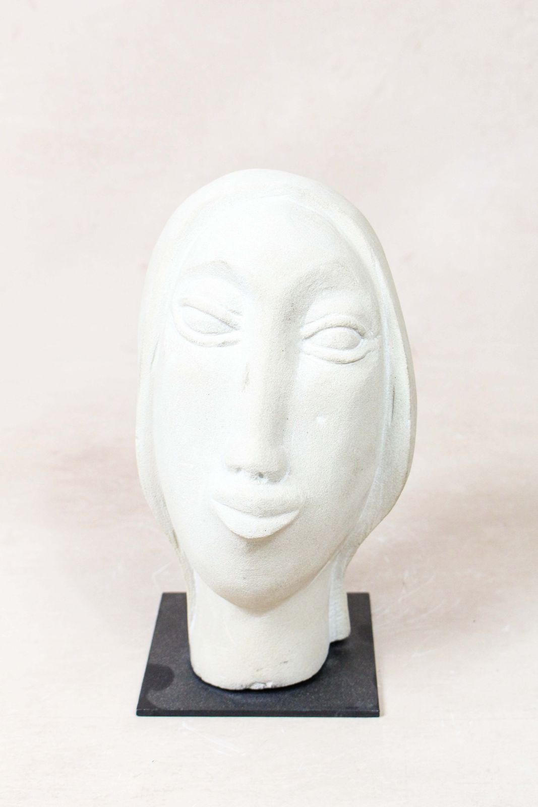 Stone Head Sculpture By Rizimu Chiwawa Zimbabwe 57.1