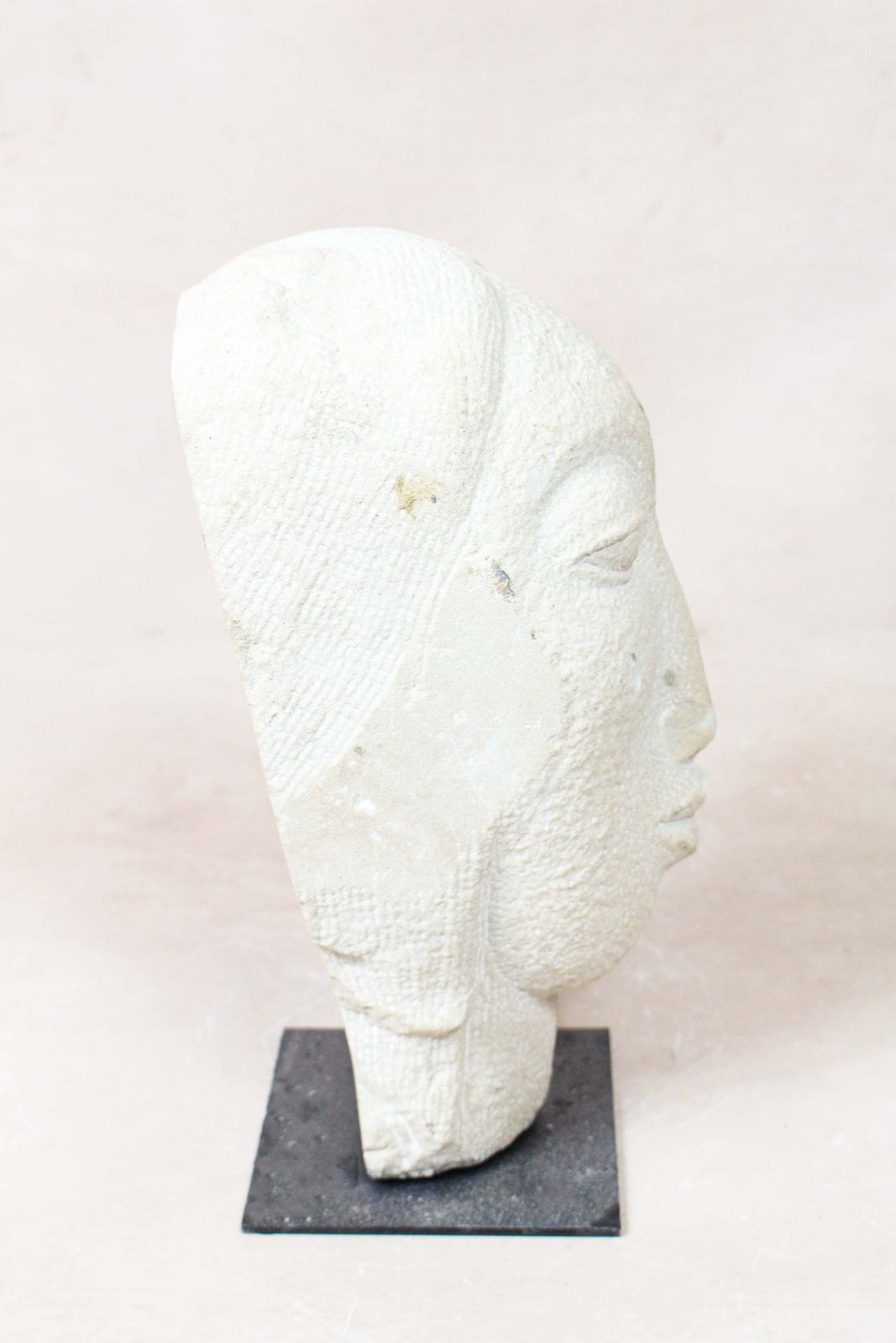 Stone Head Sculpture By Rizimu Chiwawa Zimbabwe 31.03 photo Art