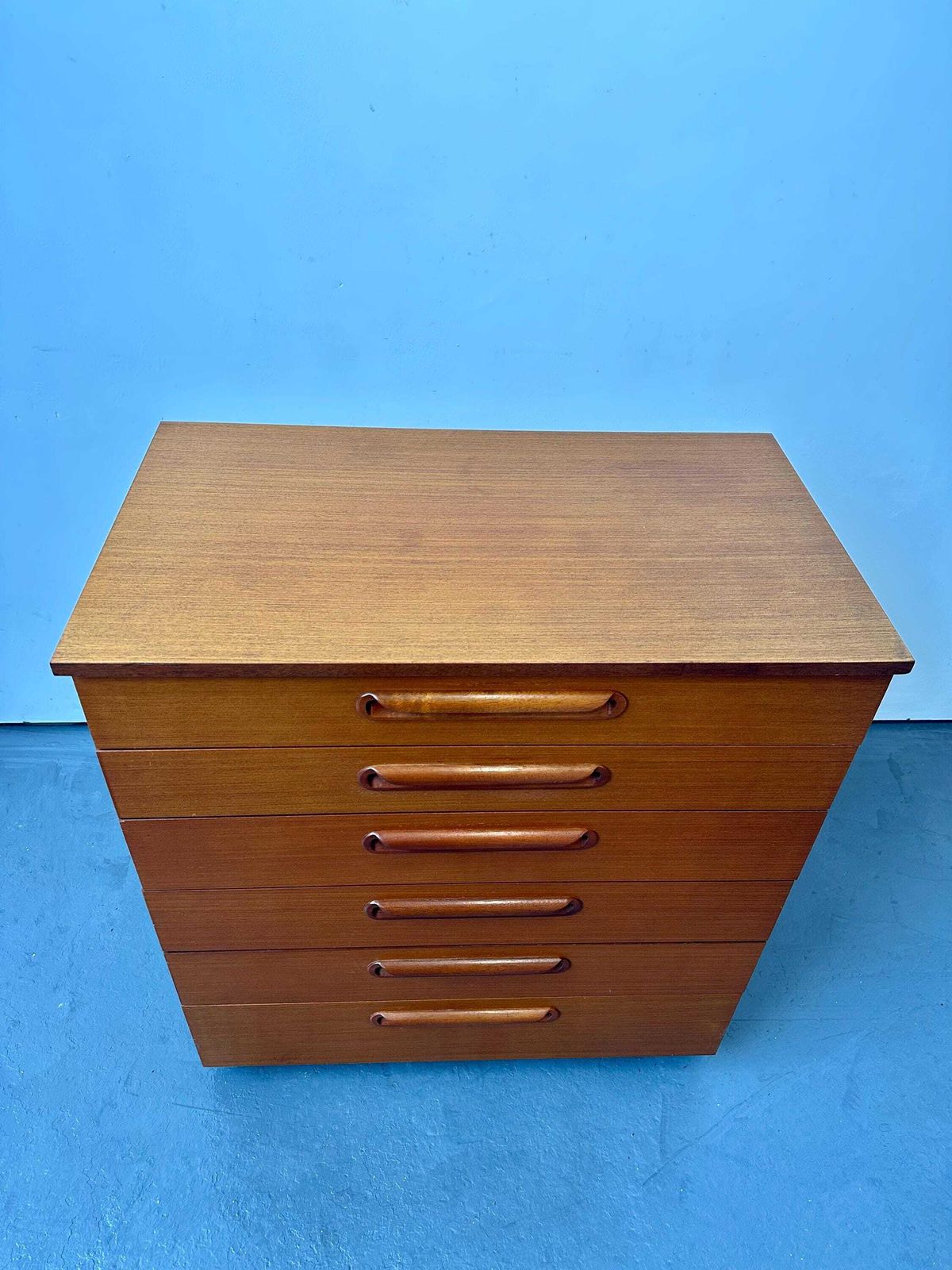 photo furniture Vintage 1960s Teak Chest Of Drawers / Tallboy. Retro Danish Mid Century