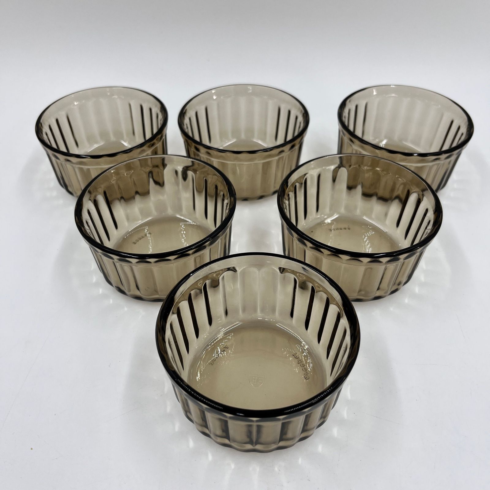 photo furniture Arcopal Rookglas Set, Jaren 1970