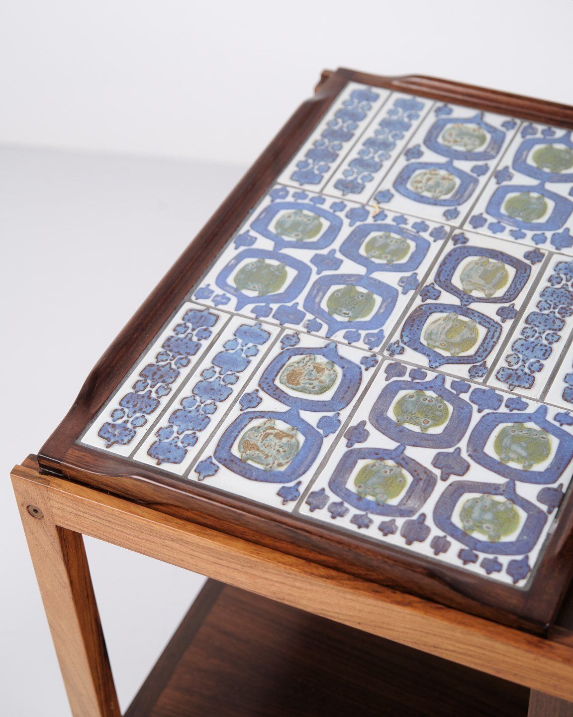Bar Cart By Severin Hansen In Rosewood With Royal Tiles From The 1960s photo 1360.0