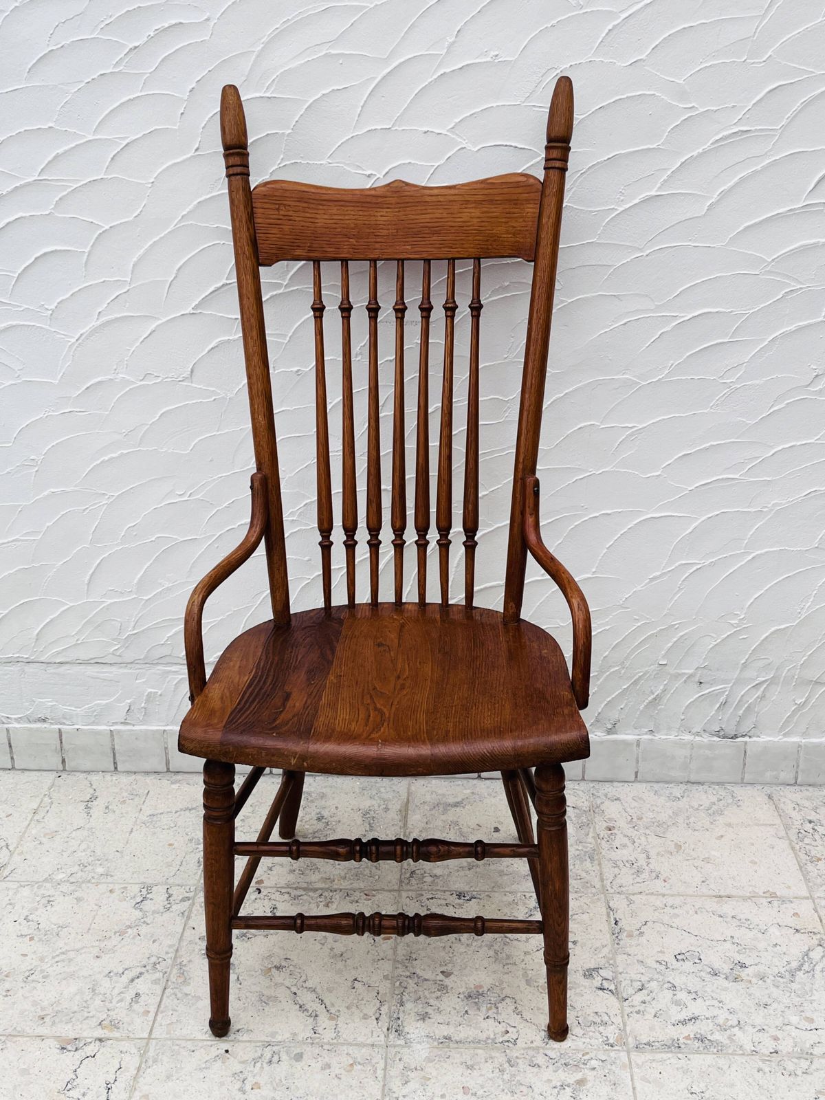 photo buy Vintage 1960s High Chair In Solid Wood, Country Chic Style