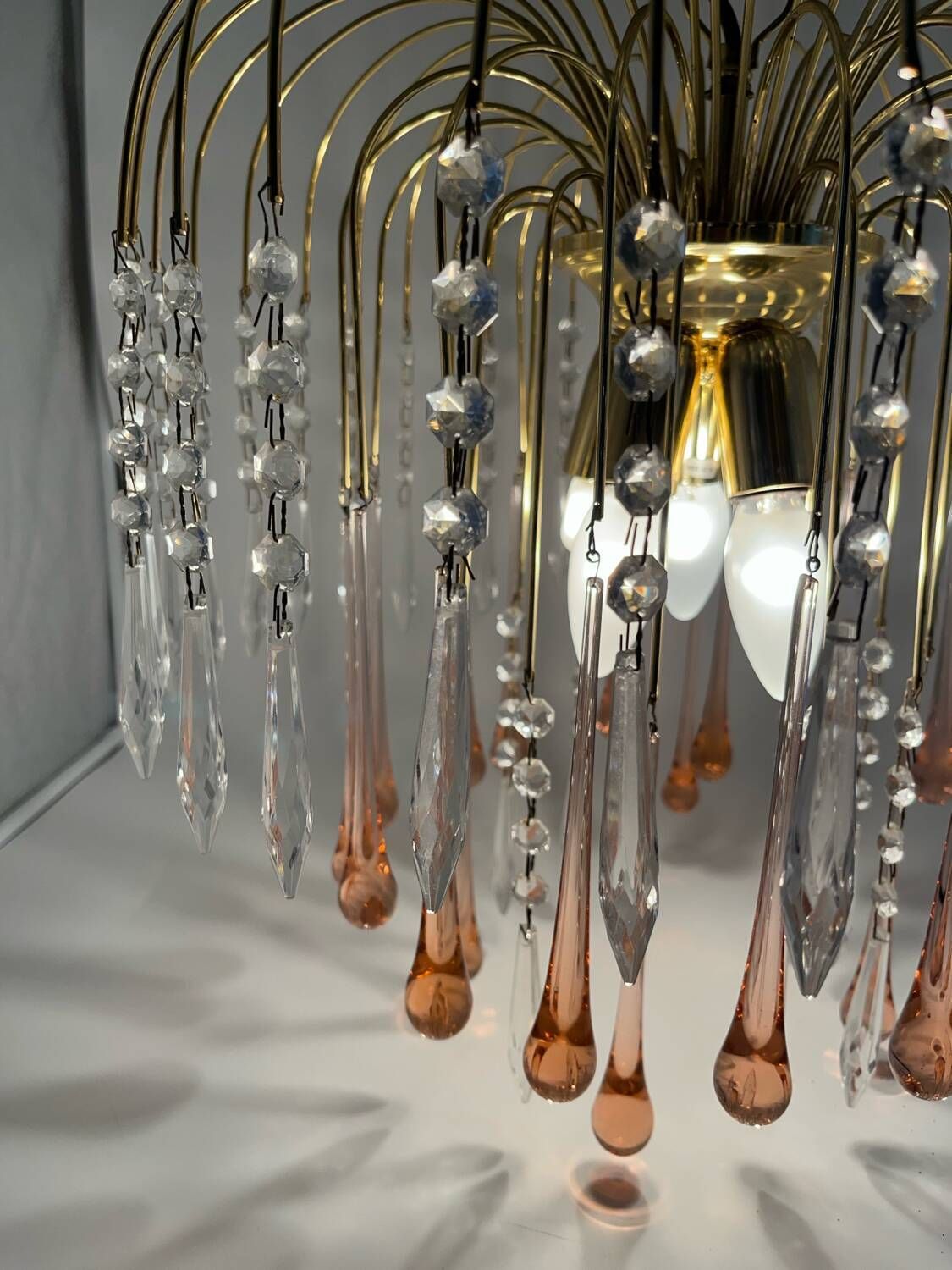 photo vinterior Murano Glazen Wandkroonluchter