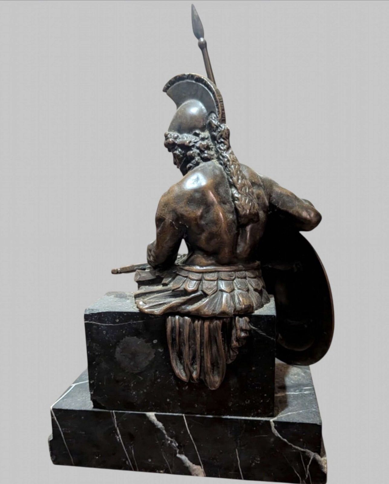 A Wonderful 19thc Bronze Of Ajax The Great photo furniture