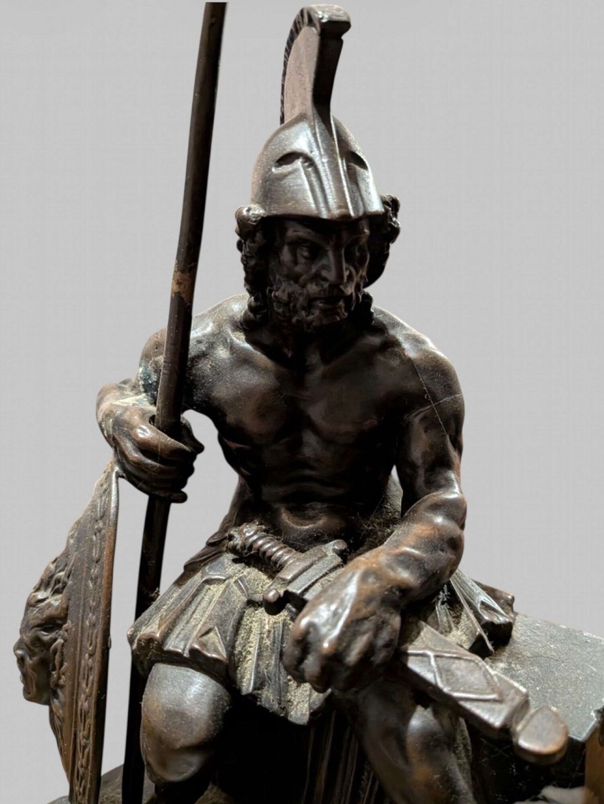 A Wonderful 19thc Bronze Of Ajax The Great photo buy