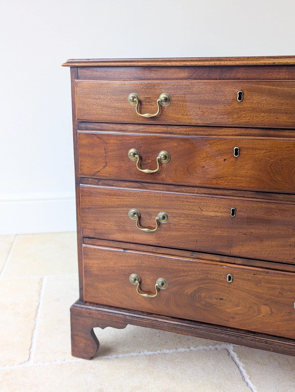Antique George III Mahogany Chest Of Drawers C.1790 photo 1195.0