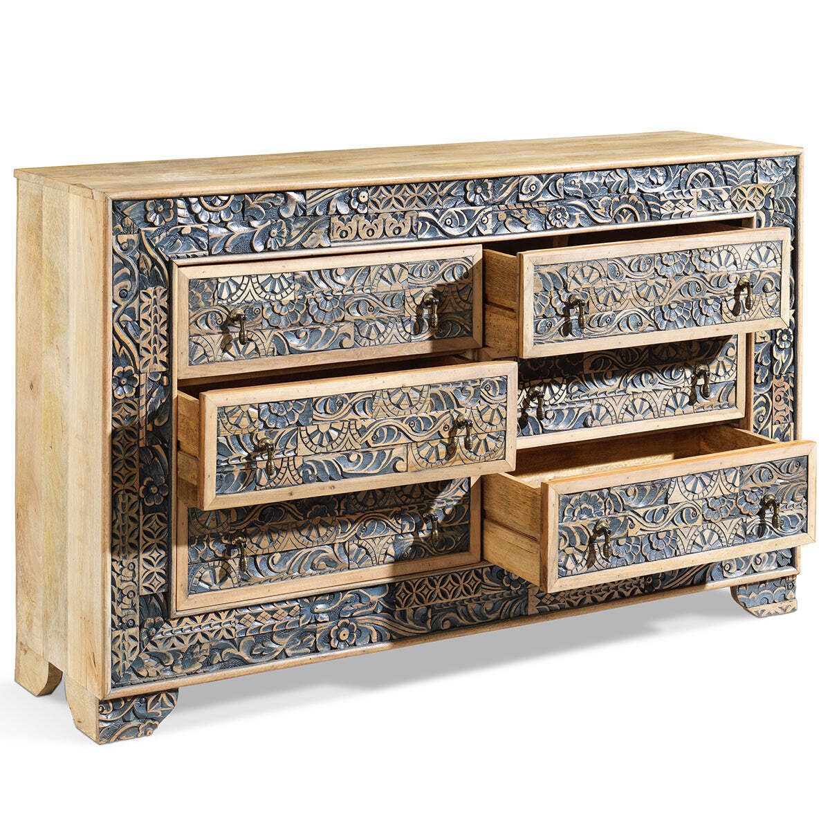 Chest Of Drawers With Relief Carving photo for sale