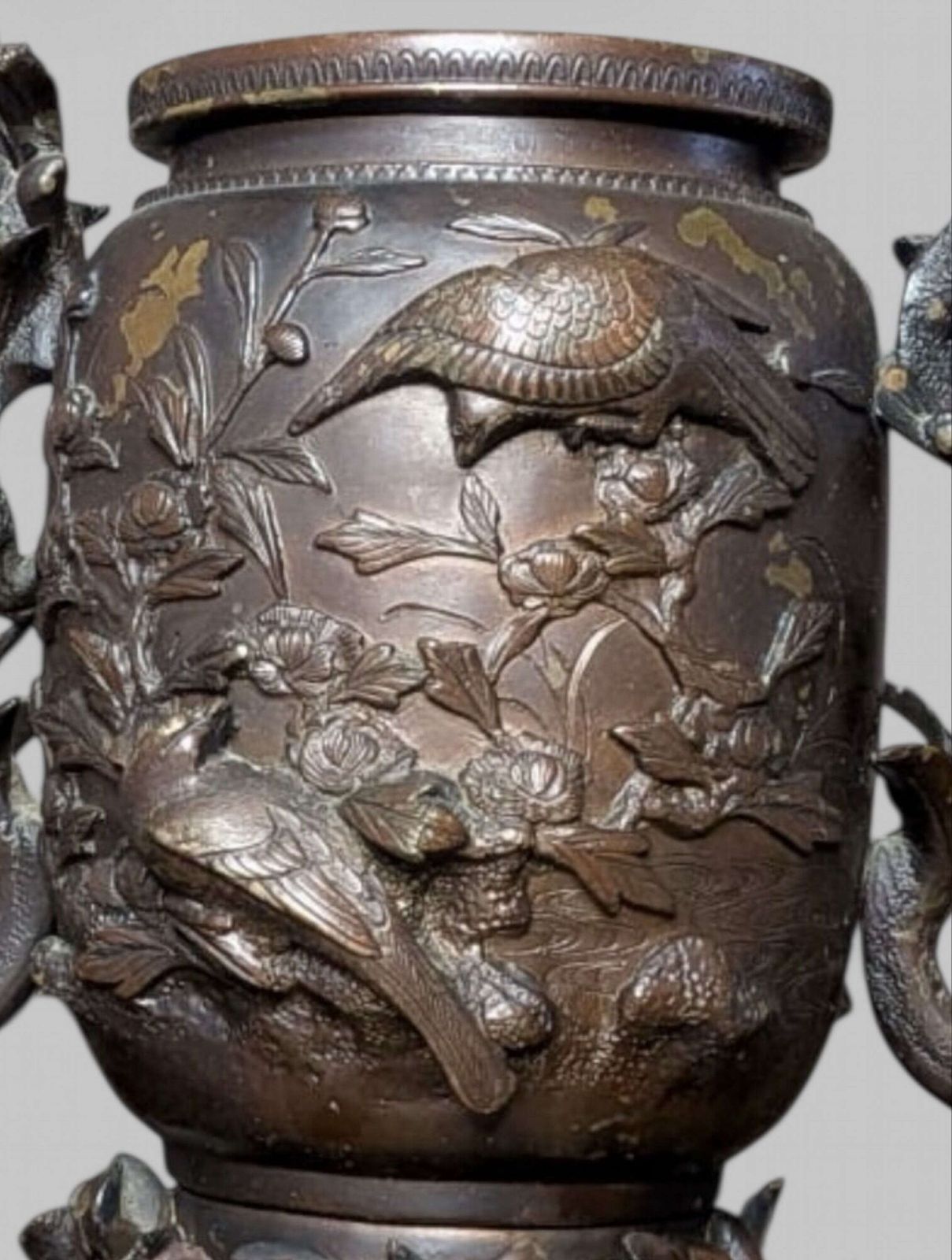 Japanese Bronze Incense Burner (Koro) With Goat Finial photo buy