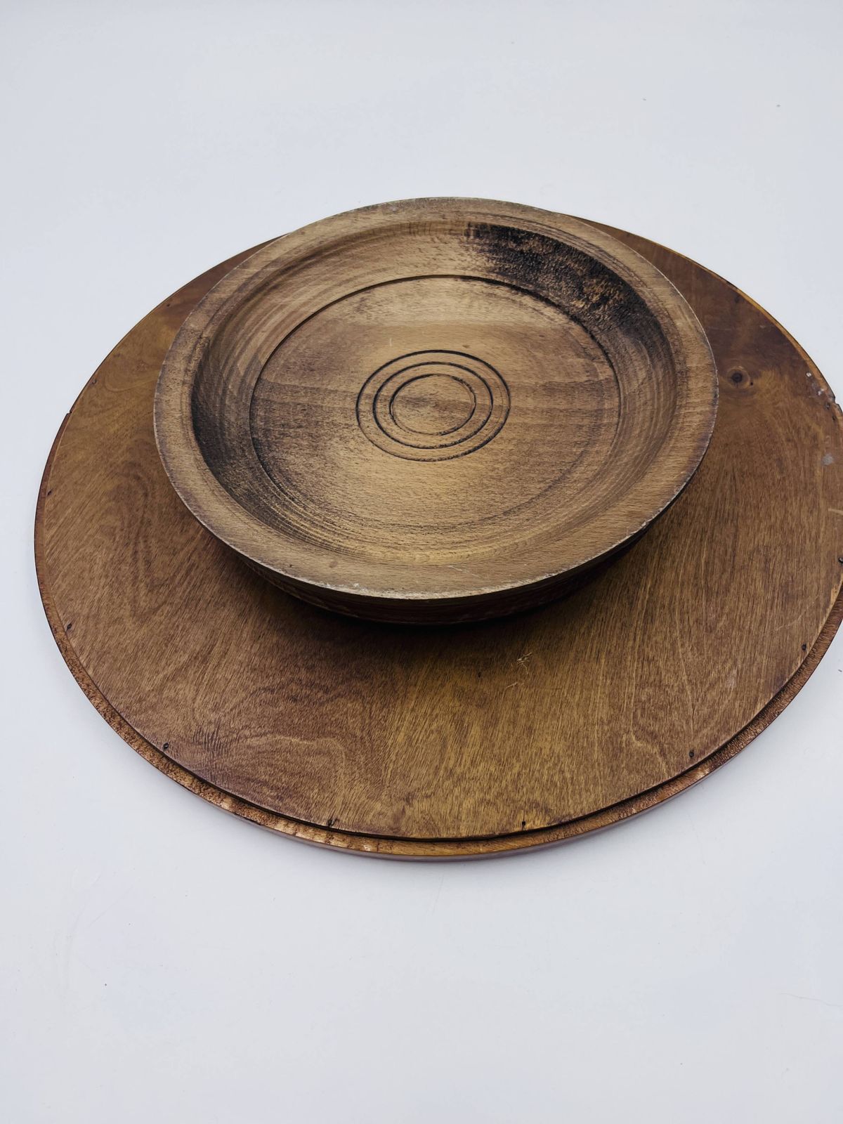 Woonaccessoires Art Deco Beschilderde Glazen Schaal photo