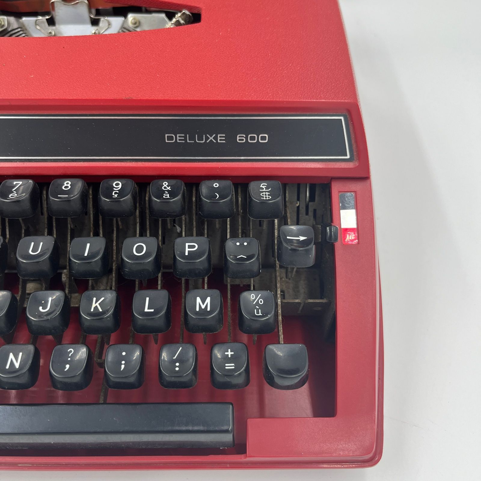 Brother Deluxe 600 Typemachine, Jaren 1970 photo vintage