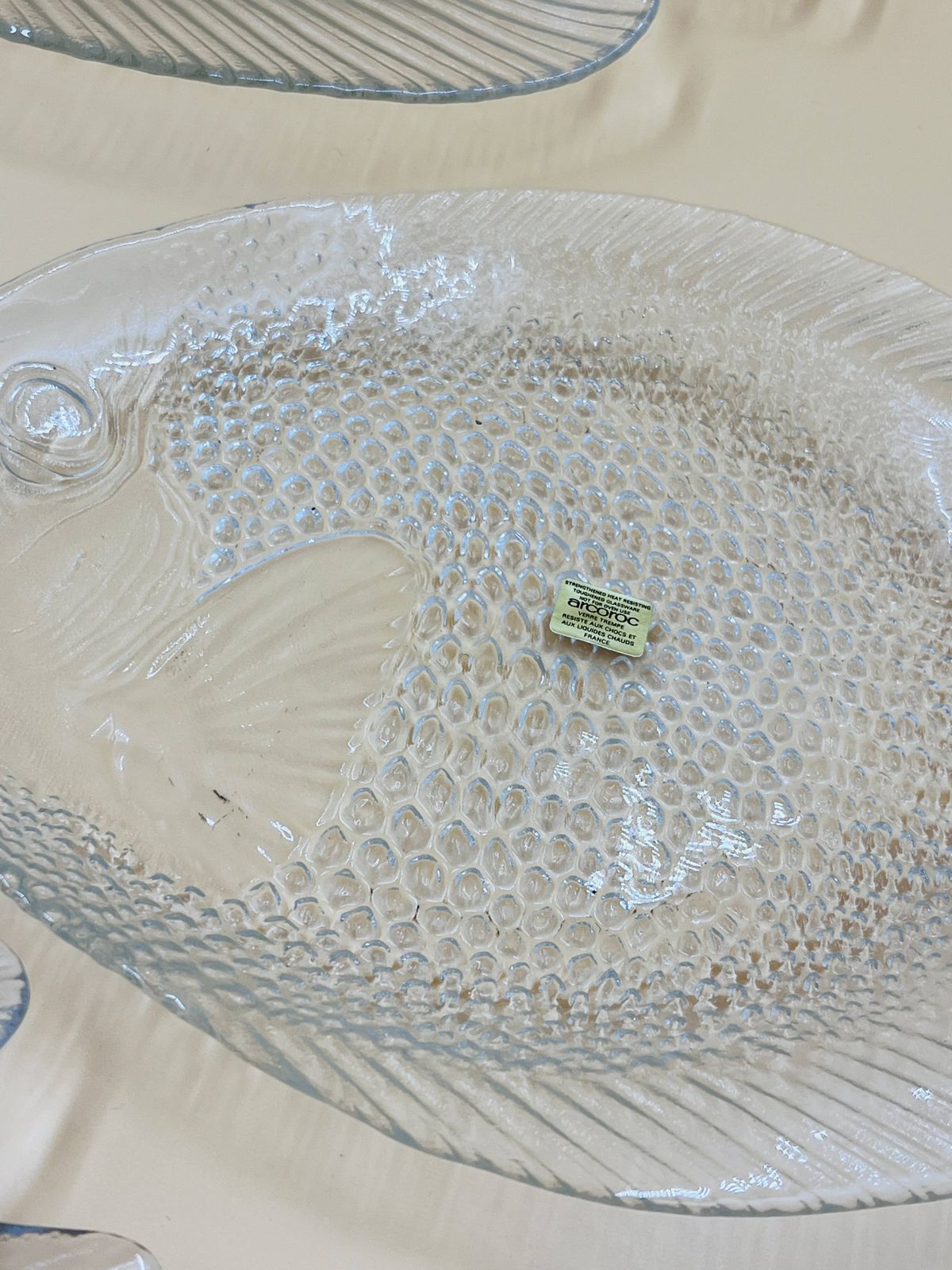 photo vinterior Arcoroc Glass Fish Service – 1 Dish + 6 Plates