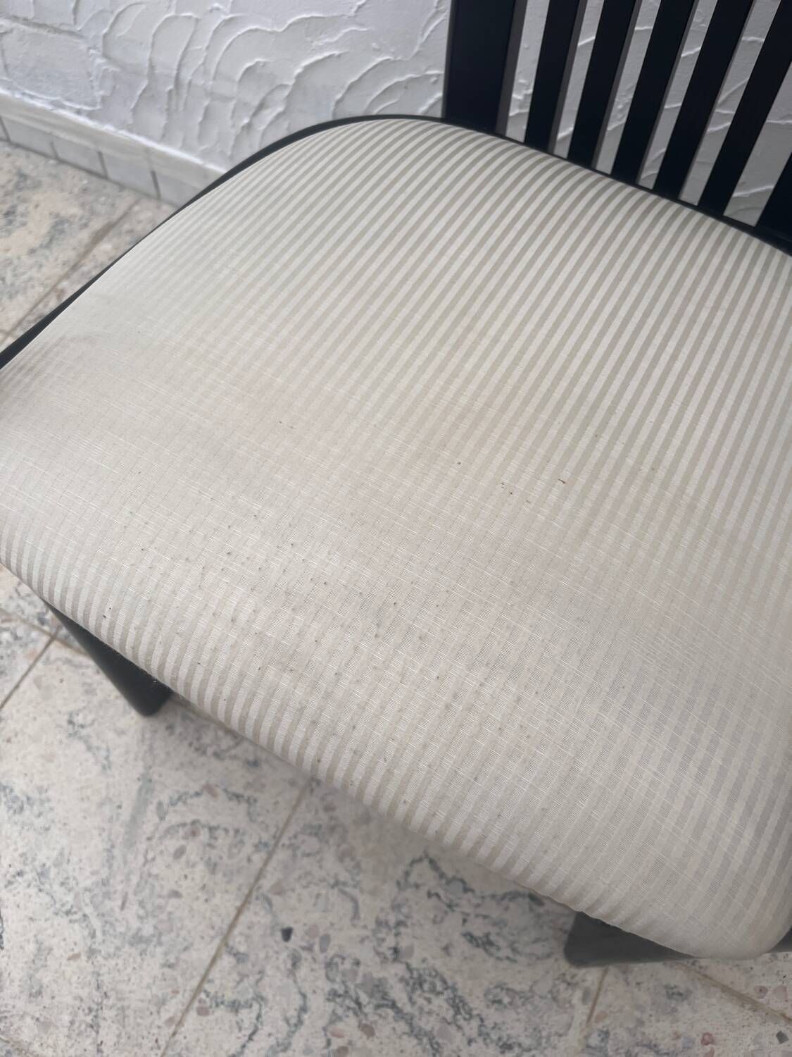 Black Wooden Designer Chair, 1980s photo buy