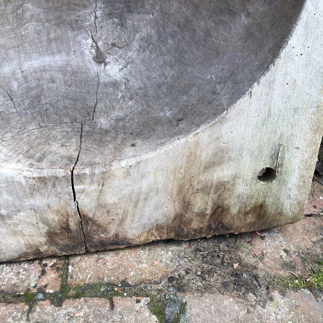 photo for sale Very Large Antique European Wooden Dough Trough