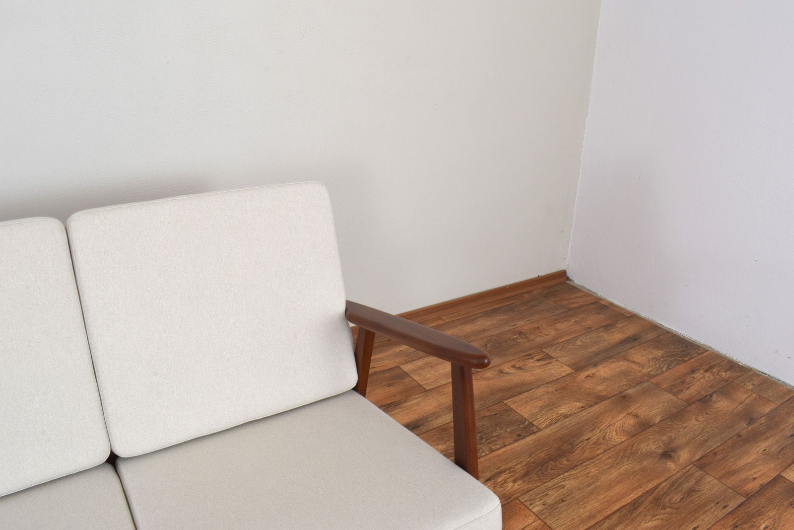 Furniture Mid Century Danish Teak Two Seater Sofa, 1960s. photo