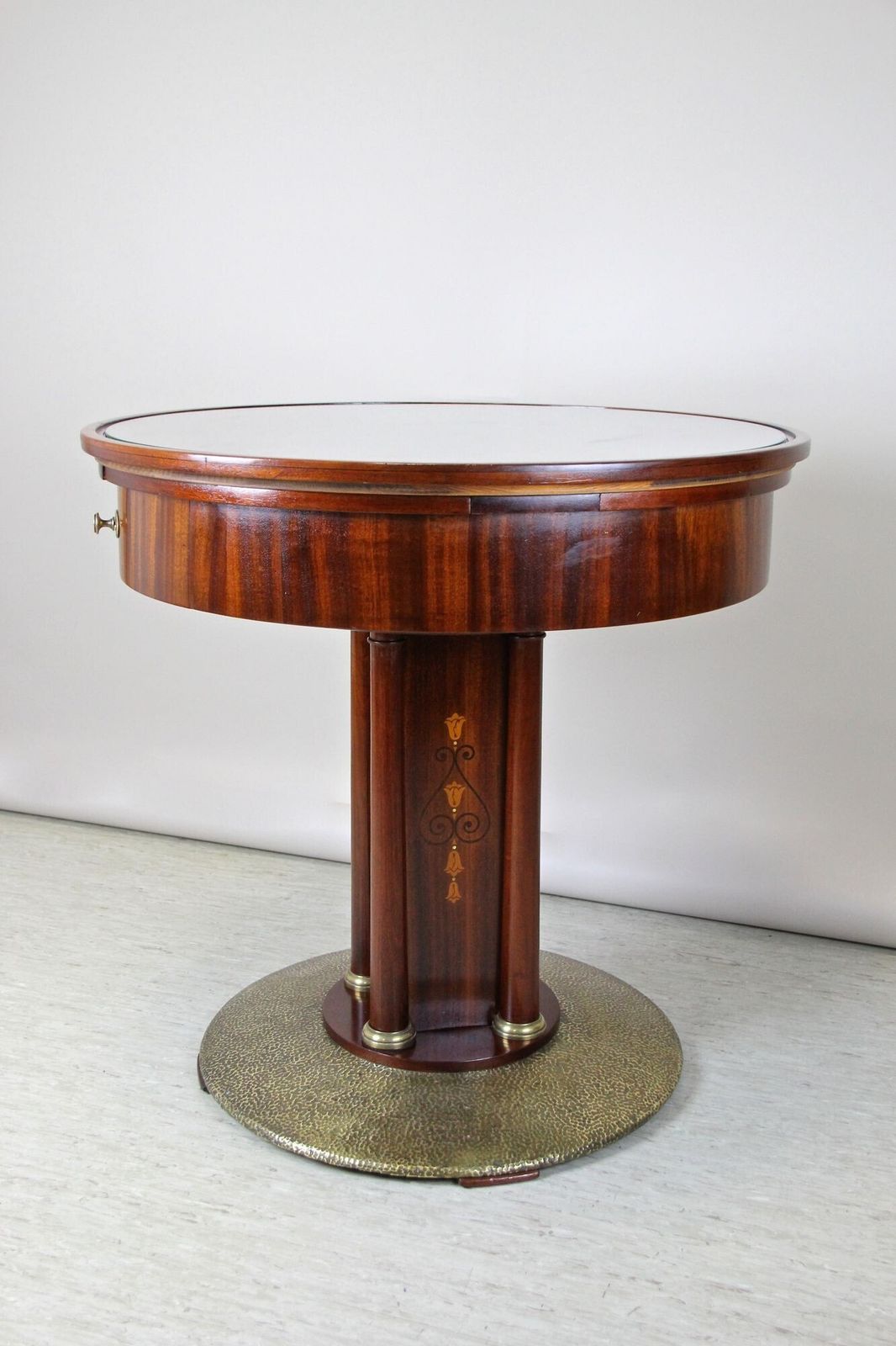 4450.0 20th Century Art Nouveau Gaming Table, Brass Base, At Circa 1910 photo