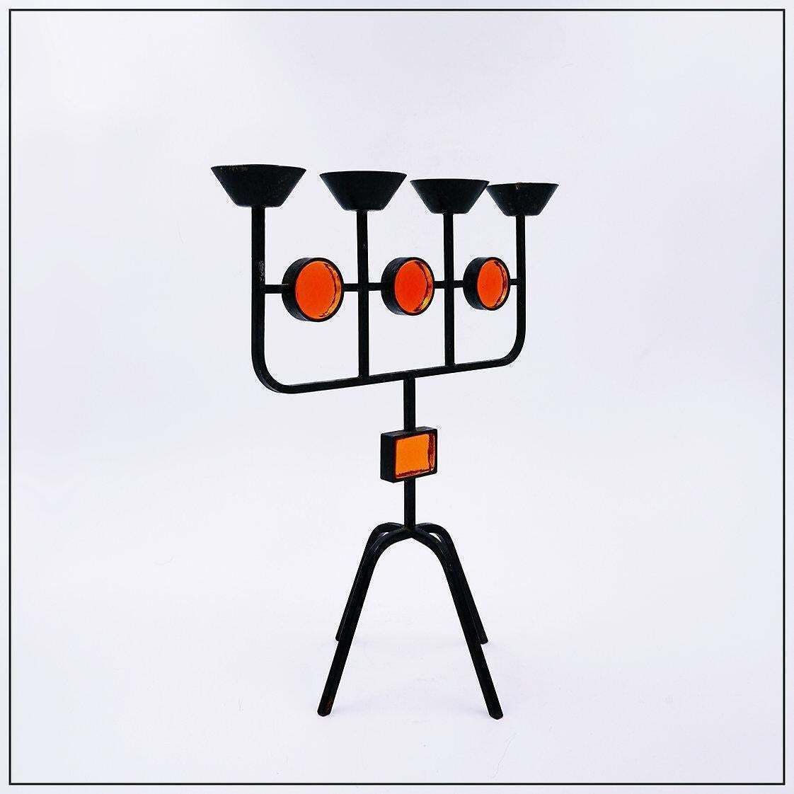 Swedish Candleholder By Erik Hoglund And Hubbard Ander, 1960s photo furniture