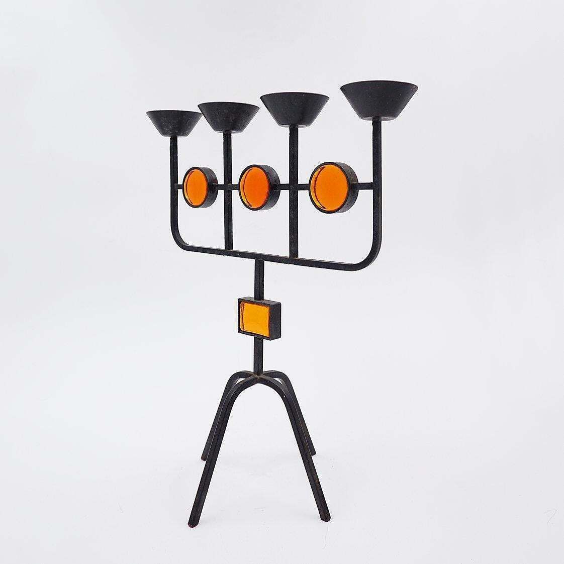 photo for sale Swedish Candleholder By Erik Hoglund And Hubbard Ander, 1960s