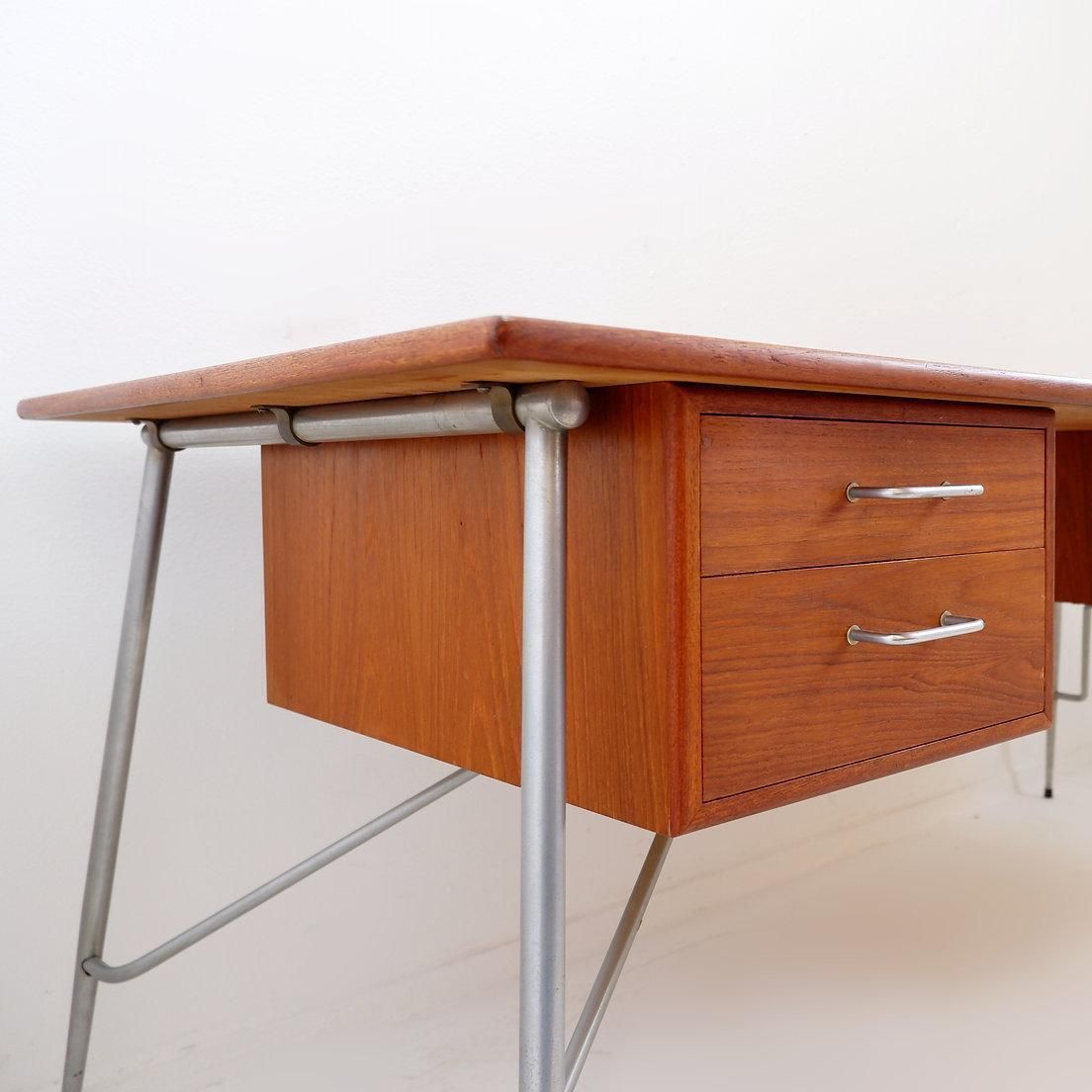 photo for sale Teak Desk Model 202 By Børge Mogensen, Denmark, 1953