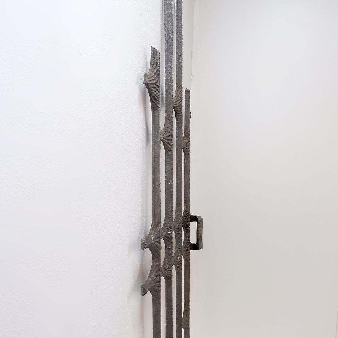 photo buy Brutalist Cast Aluminum Door Panel In The Style Of Paul Evans, 1960s