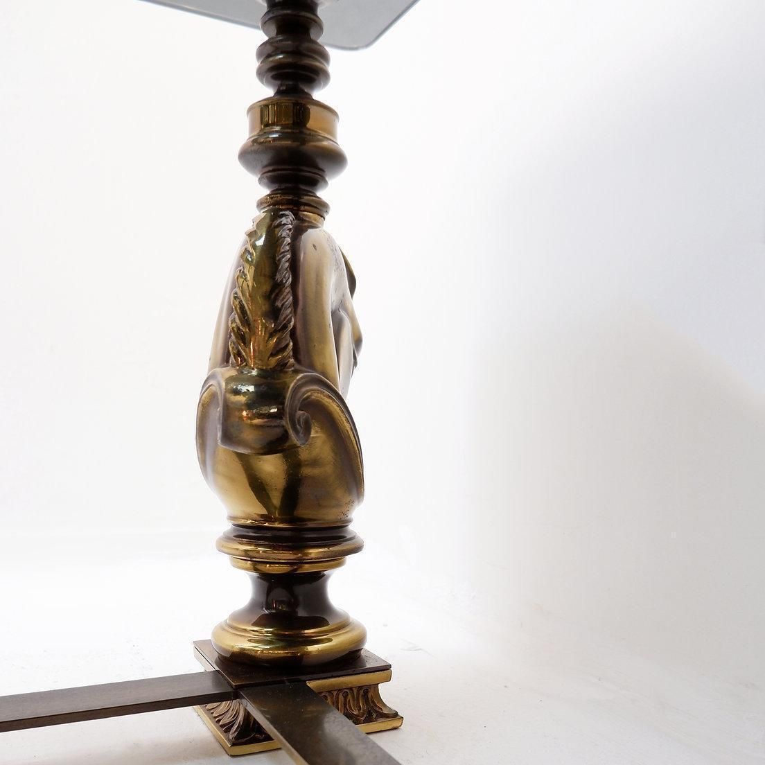 Horse Coffee Table In The Style Of Maison Charles   1970s photo buy