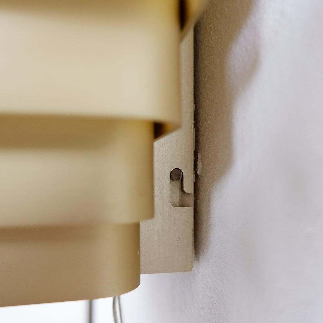 Pair Of Gold Colored Aluminum Wall Lamps By Jules Wabbes   2 Pairs Available (1) photo Lighting