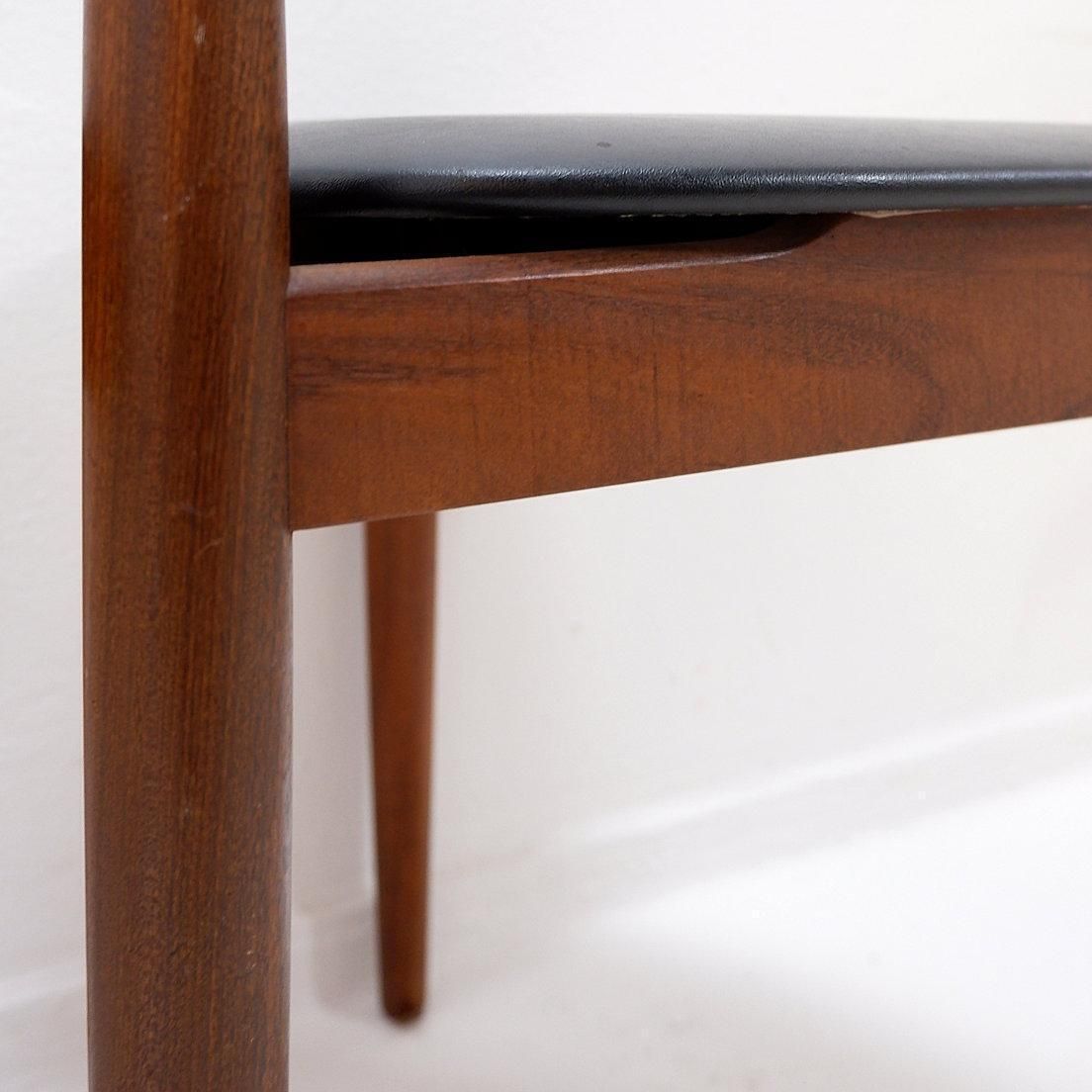 Furniture Set Of 4 Teak “Roundette” Chairs By Hans Olsen For Frem Røjle, 1950s photo