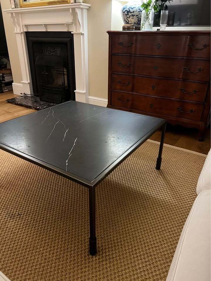 Soho Home Portnall Square Marble Coffee Table Rrp £995 photo for sale
