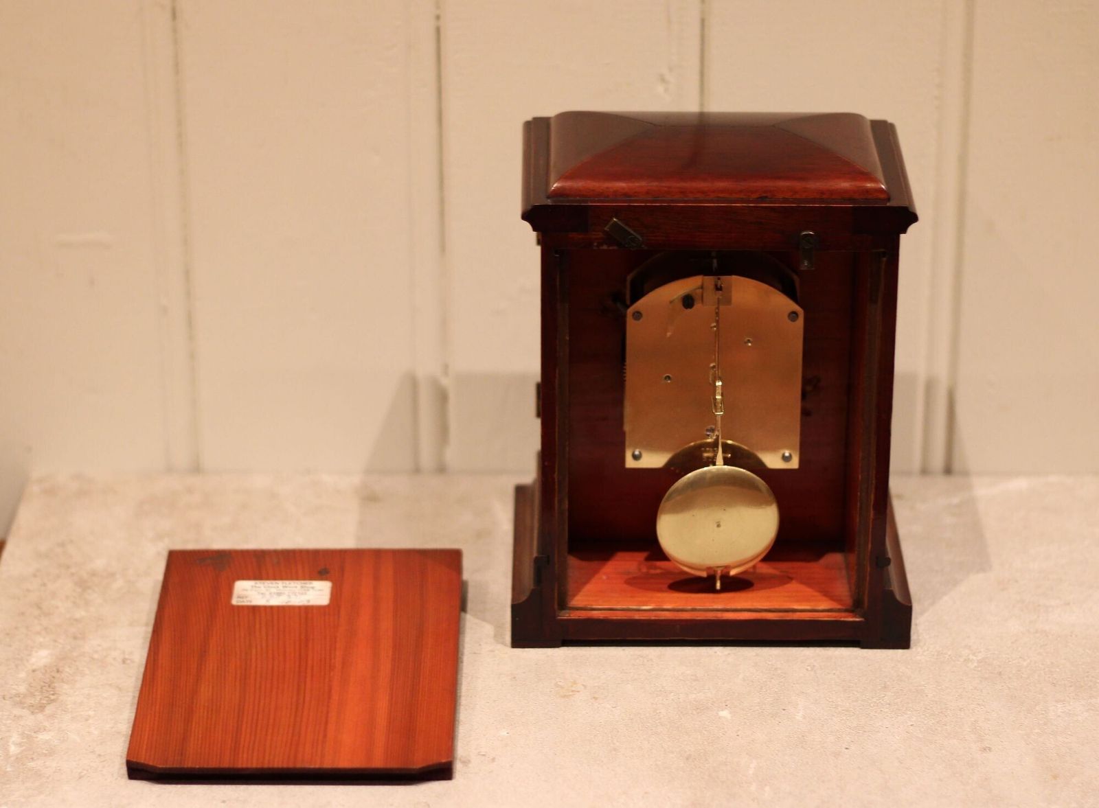 photo vinterior Mahogany Timepiece Mantel Clock