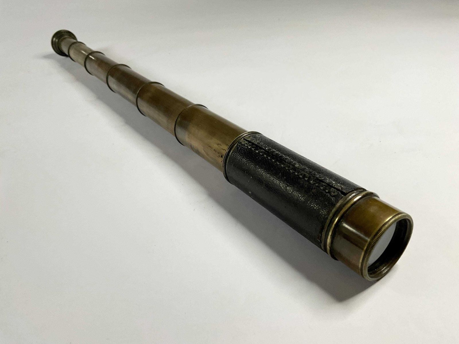 photo furniture Antique Victorian 6 Draw "The Naturalist" Pocket Telescope – J.H. Steward, London – C. 1880