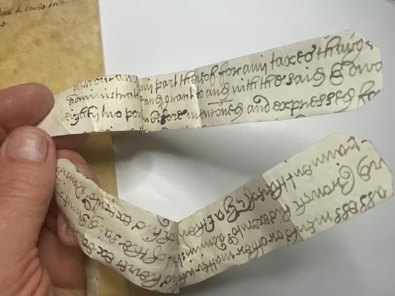 Rare 1693 Vellum Document With Four Seals. William & Mary Property Indenture. photo vintage