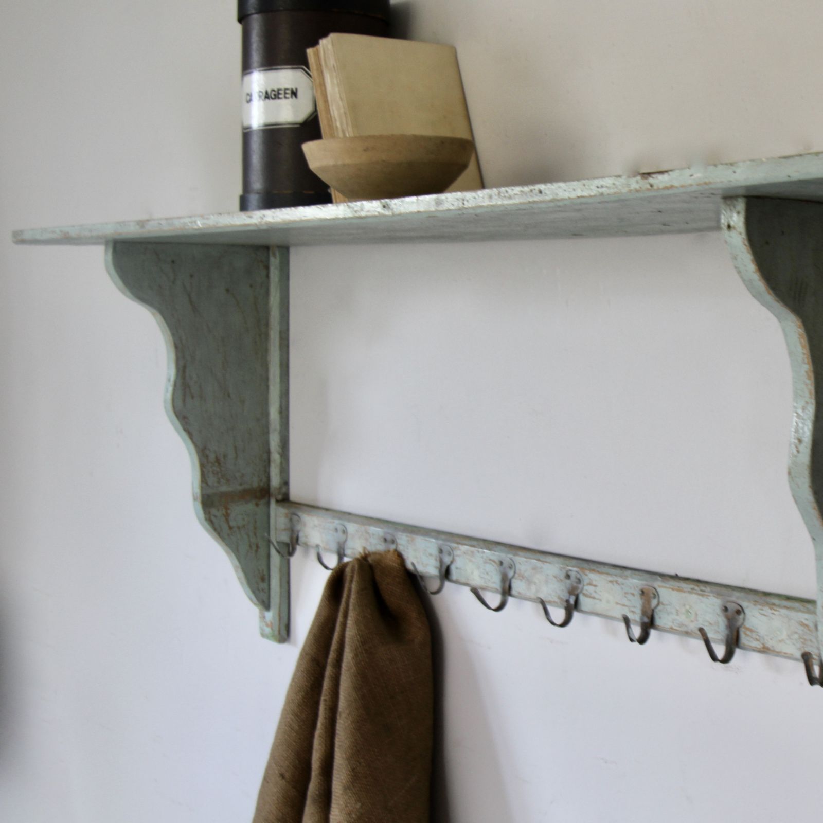 Late 19th Century French Hanging Shelf Rack photo for sale