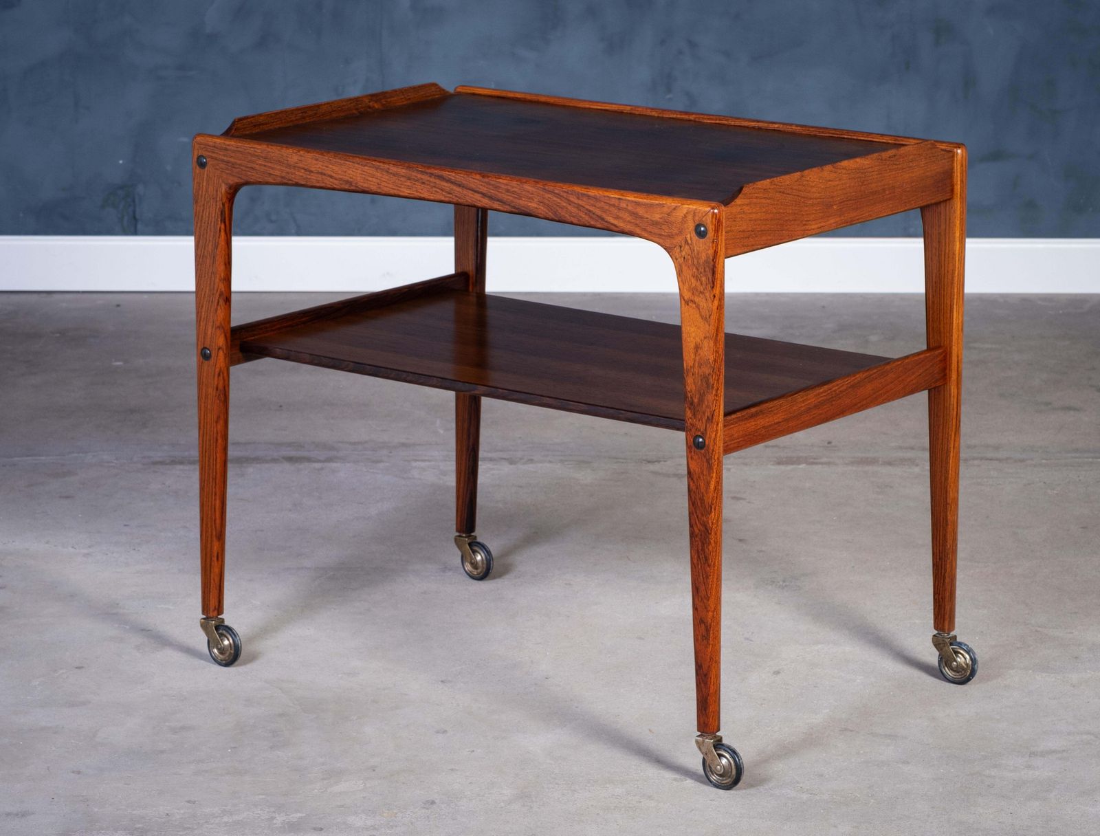 Rozenhout Barcart Van Edmund Brouer, Denemarken, Jaren 1970 photo furniture