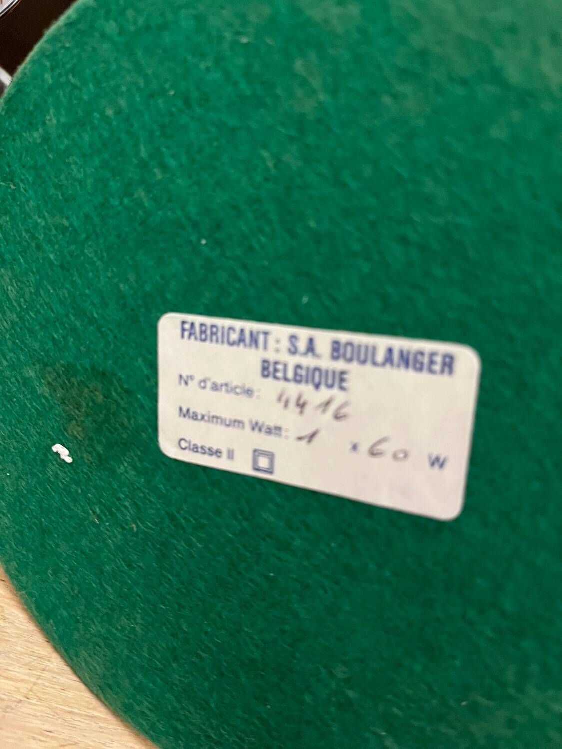photo vintage Lamp In Empirestijl Uit De Fabriek Van Boulanger (België)