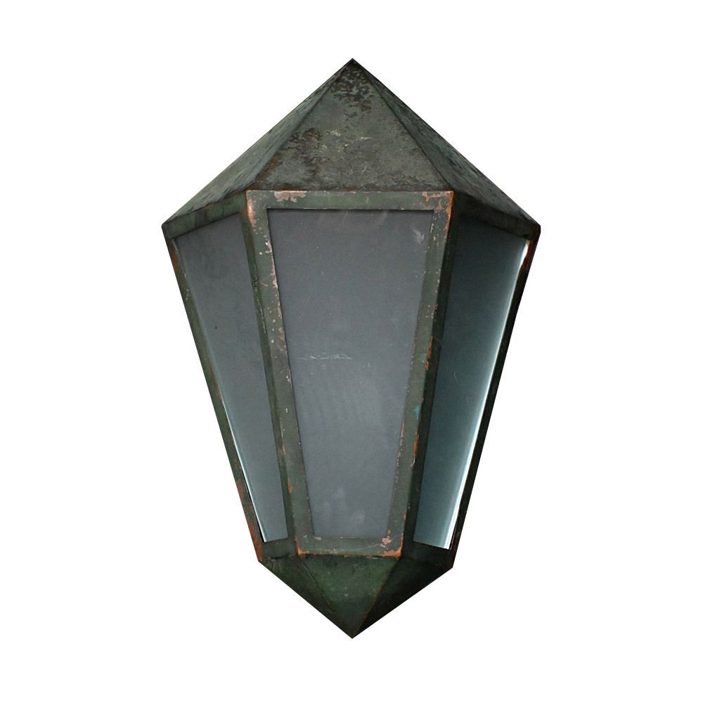 Copper Wall Light, 1920s, Vintage