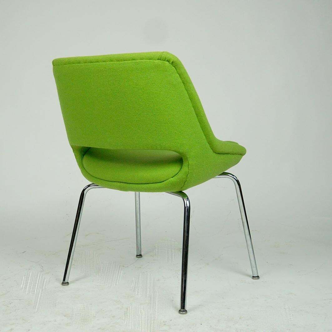 photo for sale Set Of Four Green Kilta Chairs By Olli Mannermaa For Martela Oy Finland