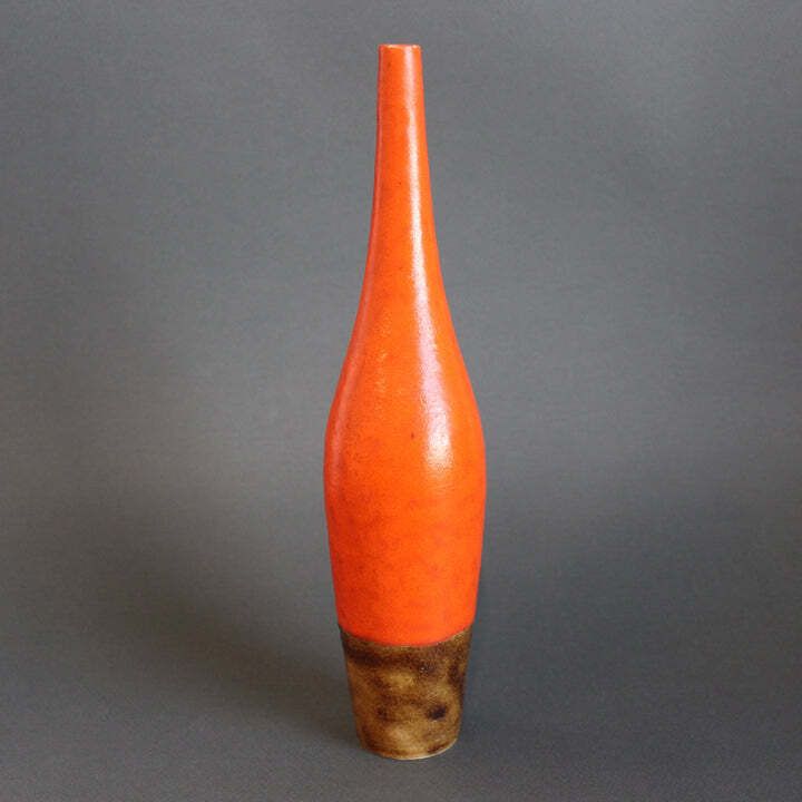 Mid Century Italian Ceramic Vase By Guido Gambone (Circa 1950s)