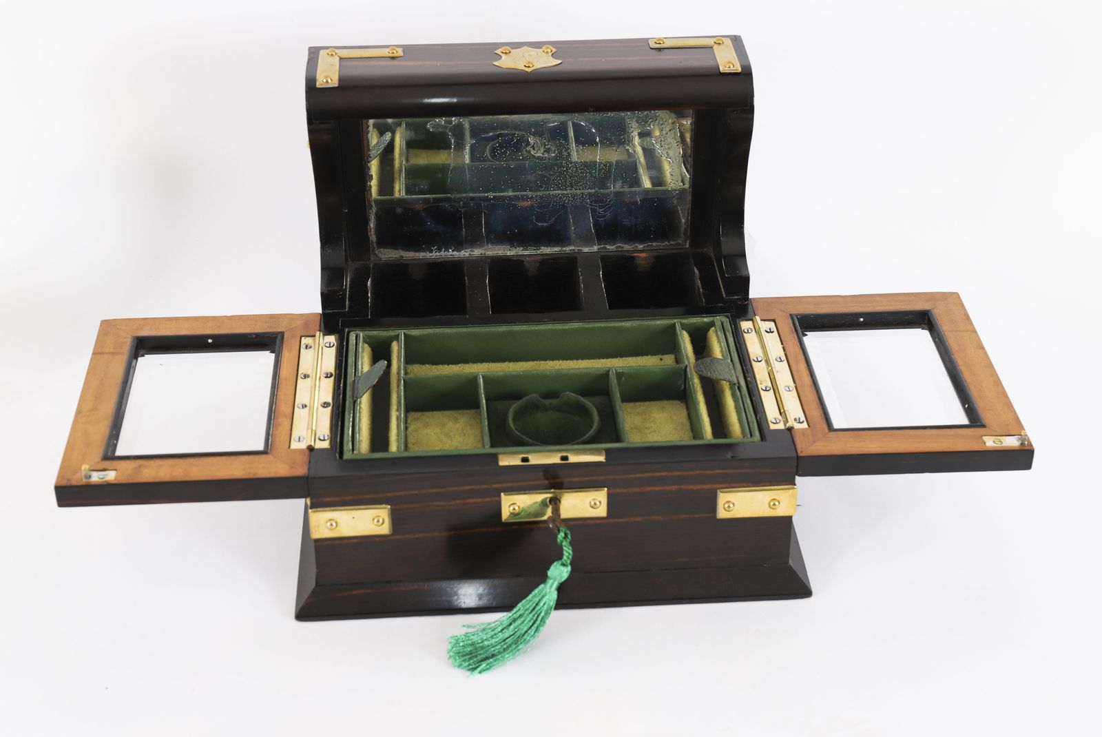 photo for sale Antique Coromandel Combination Scent Bottle/Jewellery Casket Tantalus 19th C
