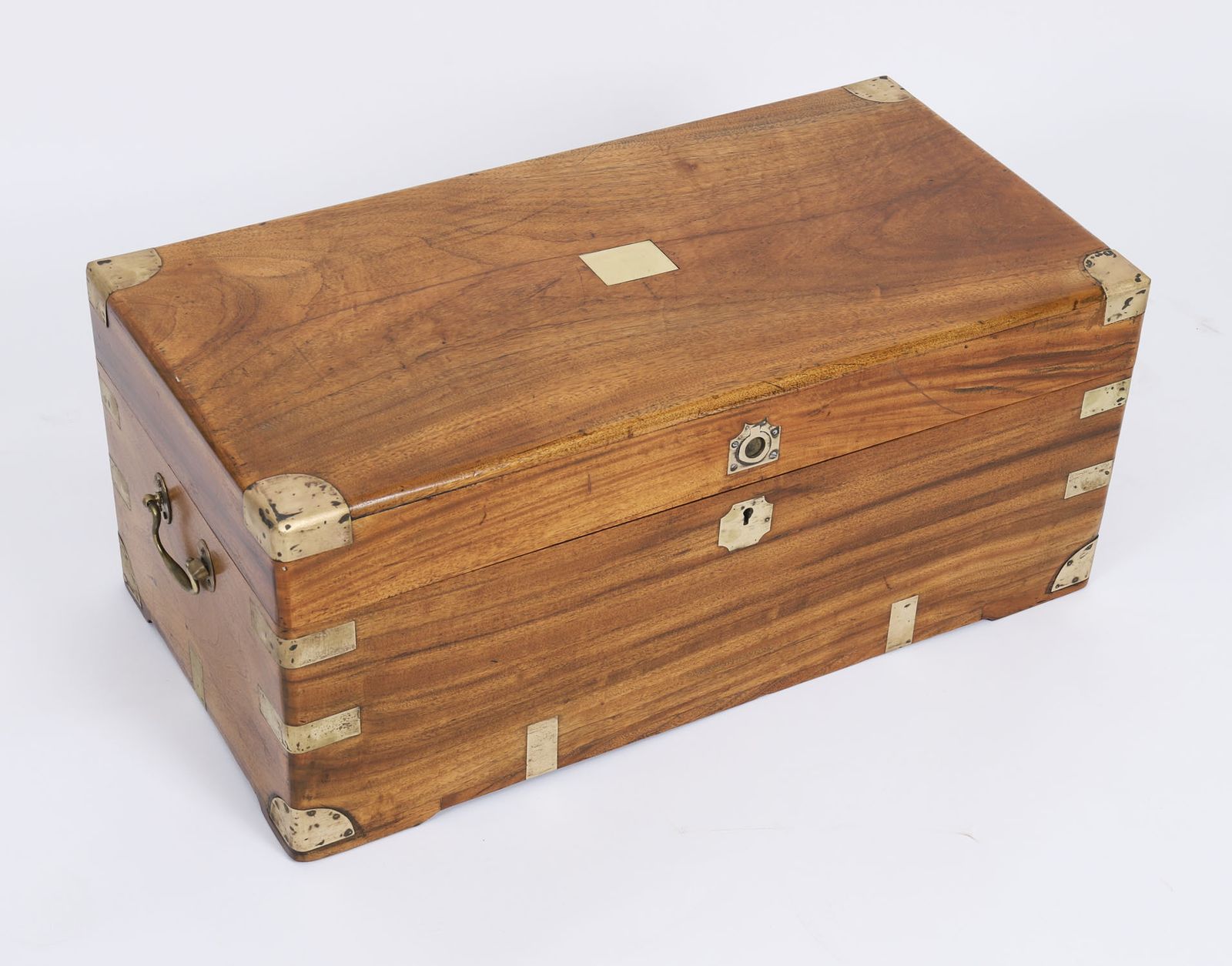 Petit Military Campaign Camphorwood Trunk Coffer Early19th C