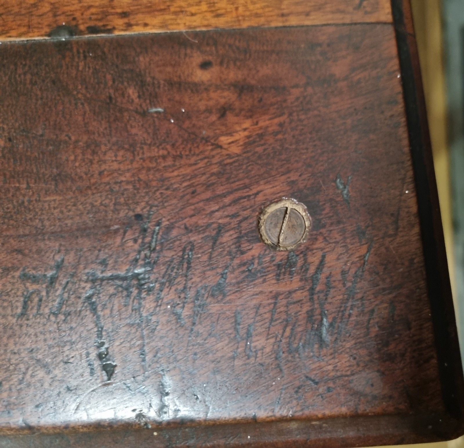 photo furniture Antique Mahogany Organist Pianist Stool Sloped Church Book Stand Arts & Crafts