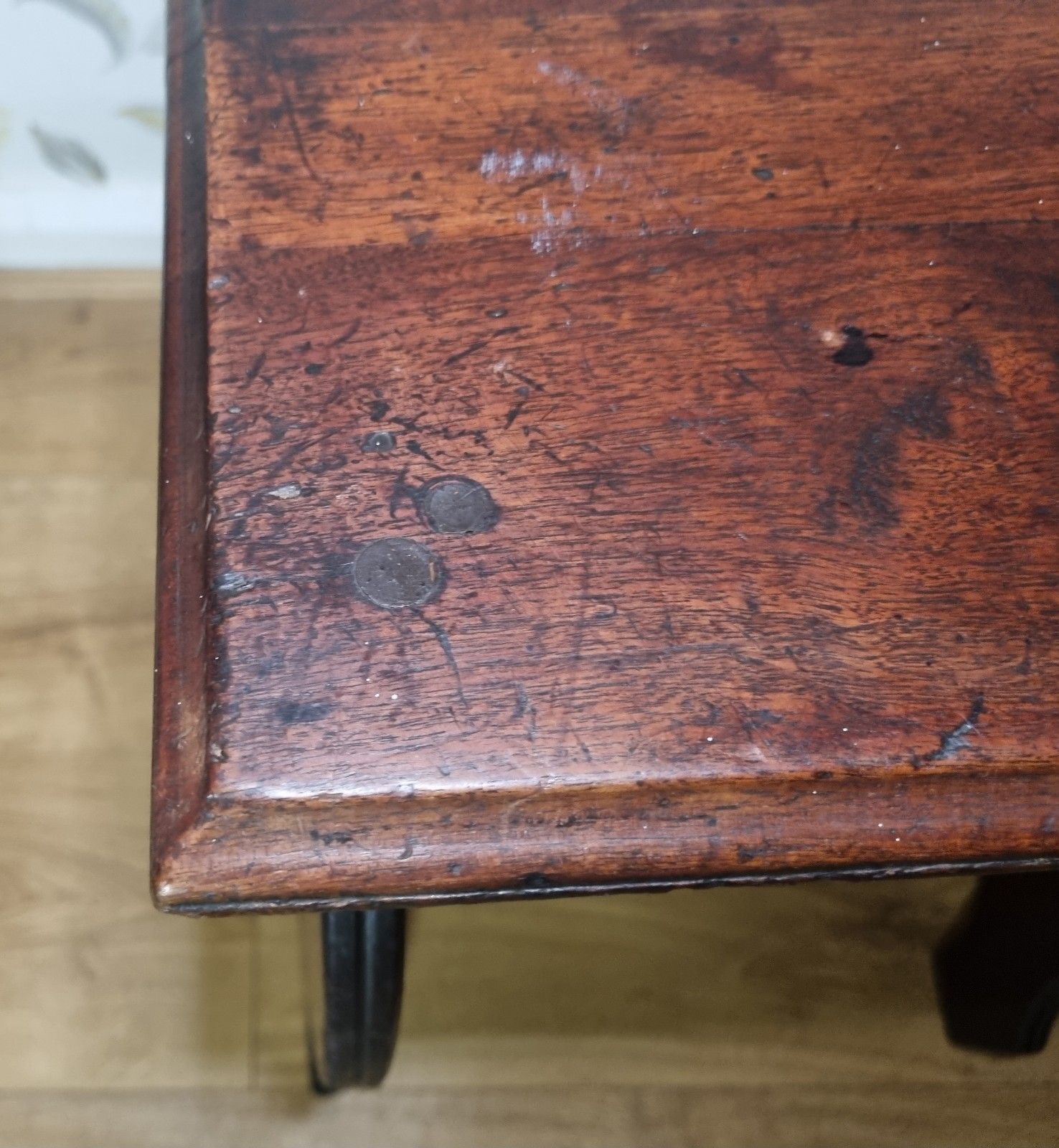 photo for sale Antique Mahogany Organist Pianist Stool Sloped Church Book Stand Arts & Crafts