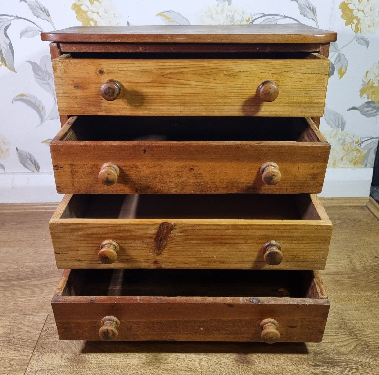 Furniture Antique Victorian Small Apprentice Chest Of Drawers Collector Watchmaker Desktop photo